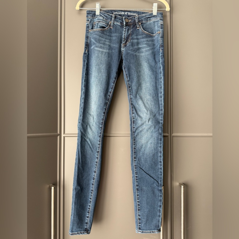 Articles Of Society Blue Skinny Jeans
